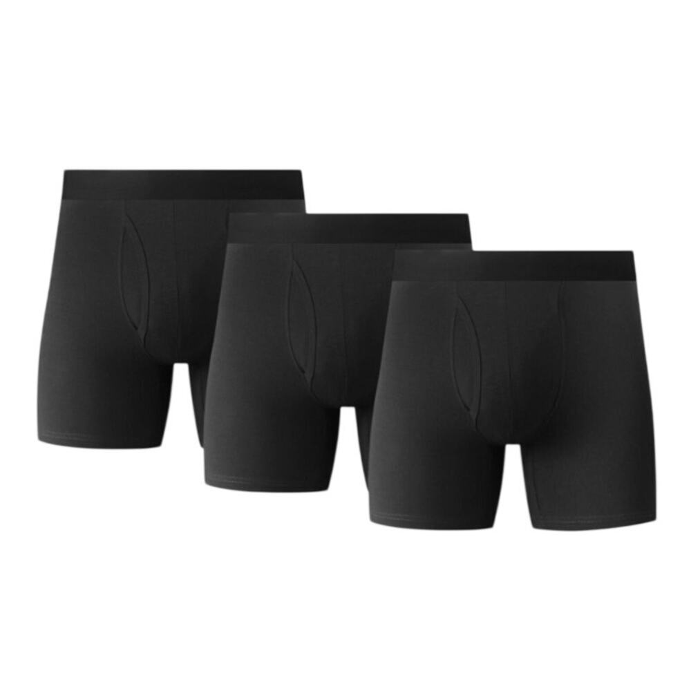 Joe Boxer Men's Briefs, Three Pair Bundle, Black, Size S